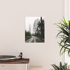 Foggy Forest Road - Pacific Northwest Travel Poster Gallery Image 2