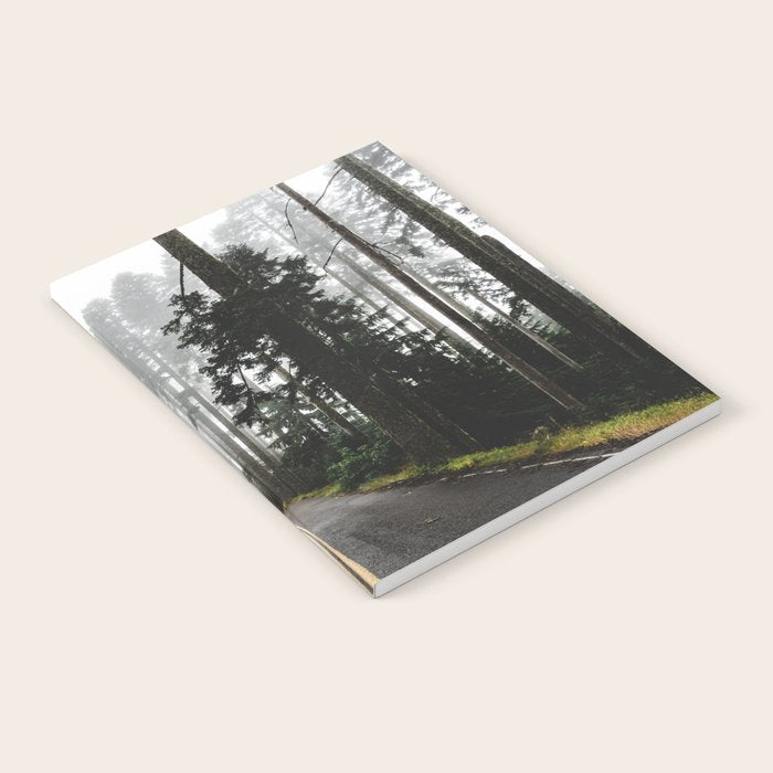 Foggy Forest Road - Pacific Northwest Travel Notebook Gallery Image 1
