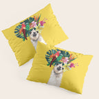 Aloha Hawaiian Llama in Yellow Pillow Sham Gallery Image 3