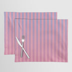 Dreamy Pink Future Stripes Gradient Ombre Pattern Placemat Gallery Image 1