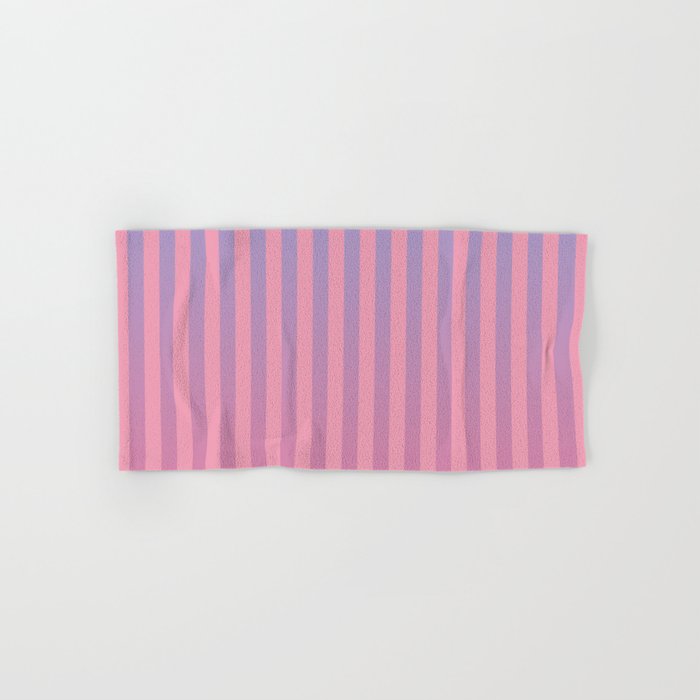 Dreamy Pink Future Stripes Gradient Ombre Pattern Bath Towel Gallery Image 1