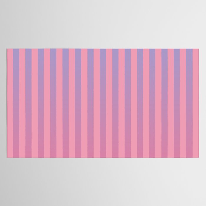 Dreamy Pink Future Stripes Gradient Ombre Pattern Tablecloth Gallery Image 2