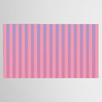 Dreamy Pink Future Stripes Gradient Ombre Pattern Tablecloth Gallery Image 2
