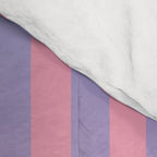 Dreamy Pink Future Stripes Gradient Ombre Pattern Comforter Gallery Image 4