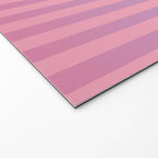 Dreamy Pink Future Stripes Gradient Ombre Pattern Welcome Mat Gallery Image 2