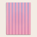 Dreamy Pink Future Stripes Gradient Ombre Pattern Notebook Gallery Image 4