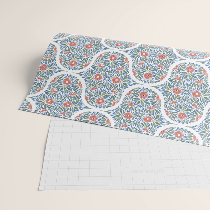 Nature Bouquet Charm Wrapping Paper Gallery Image 2