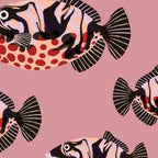 Tropical Fish with Red Polka Dots Coffee Mug Gallery Image 2