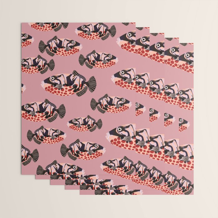 Tropical Fish with Red Polka Dots Wrapping Paper Gallery Image 3
