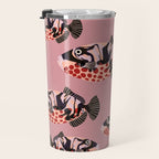 Tropical Fish with Red Polka Dots Travel Mug Gallery Image 3