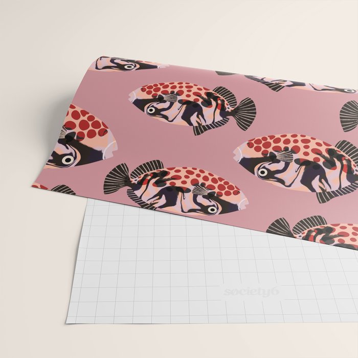 Tropical Fish with Red Polka Dots Wrapping Paper Gallery Image 2
