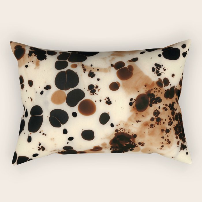 Amber Drift Tortoiseshell Rectangular Pillow Gallery Image 1