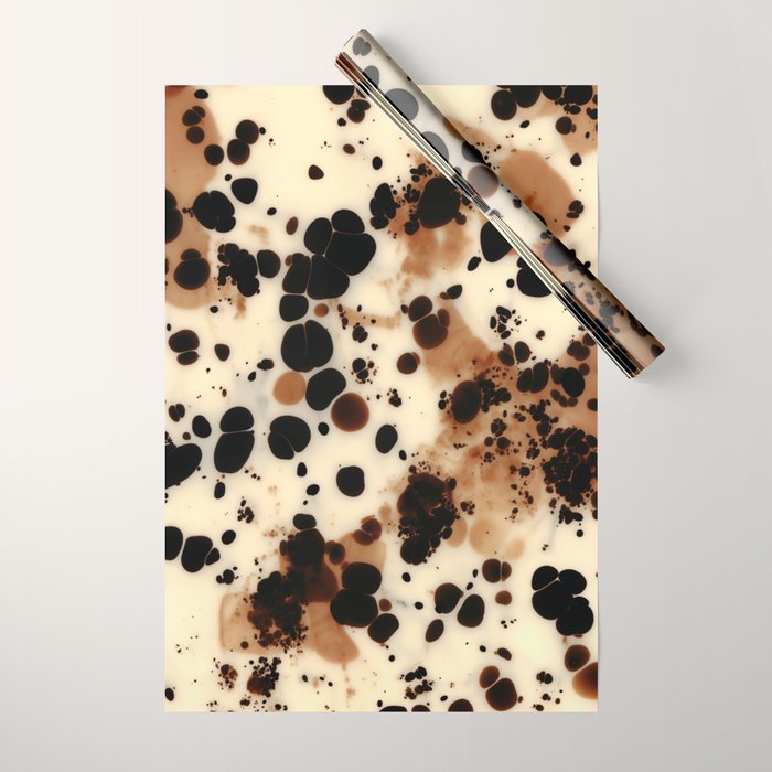 Amber Drift Tortoiseshell Wrapping Paper Gallery Image 1