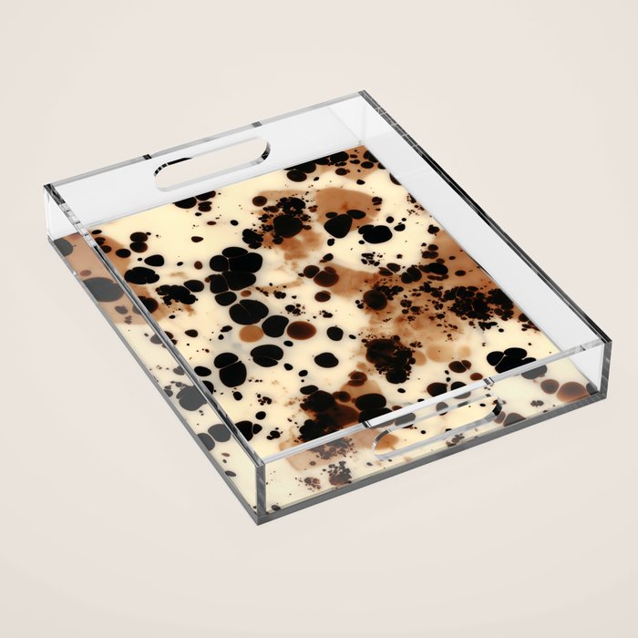 Amber Drift Tortoiseshell Acrylic Tray Gallery Image 1