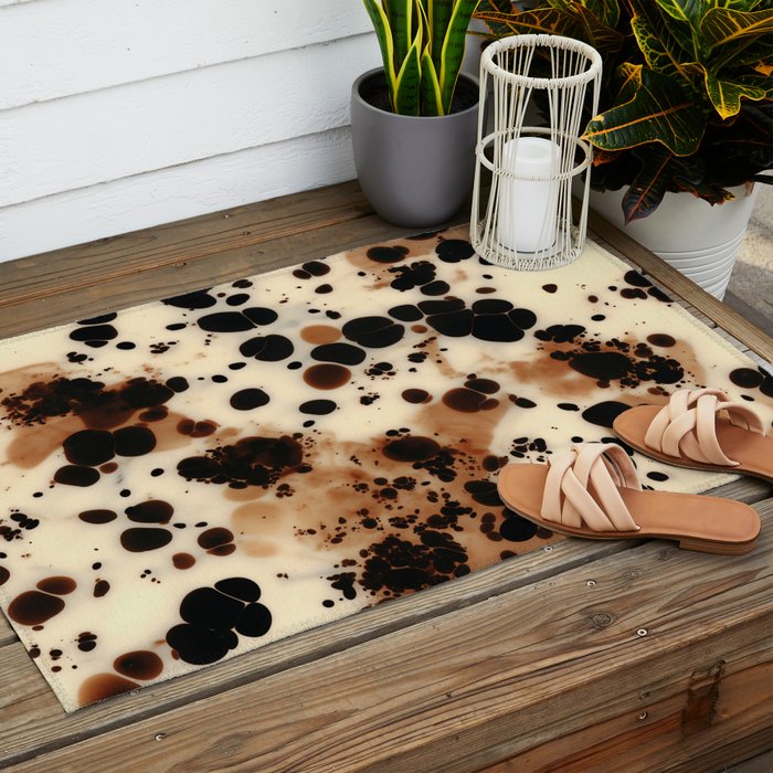 Amber Drift Tortoiseshell Outdoor Rug Gallery Image 2