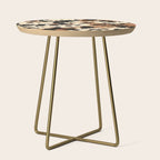 Amber Drift Tortoiseshell Side Table Gallery Image 1