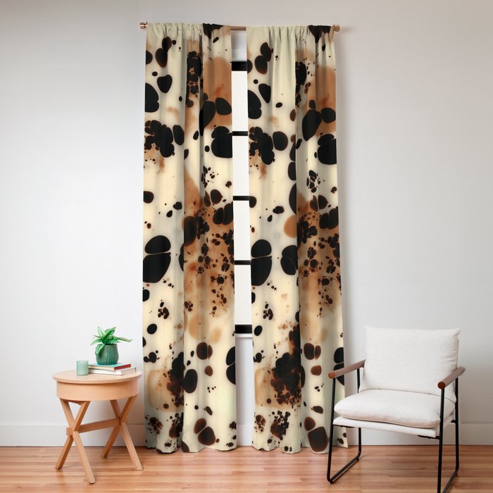 Amber Drift Tortoiseshell Window Curtain Gallery Image 4