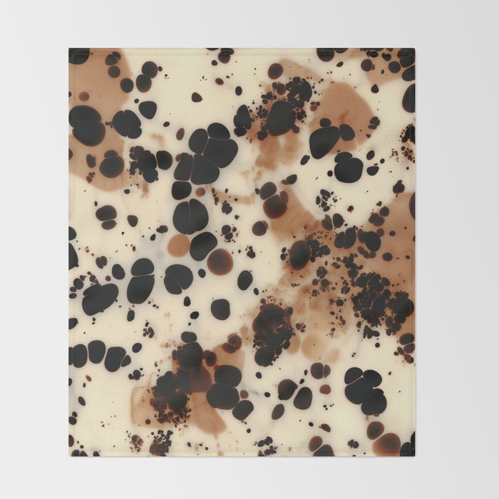 Amber Drift Tortoiseshell Throw Blanket Gallery Image 2