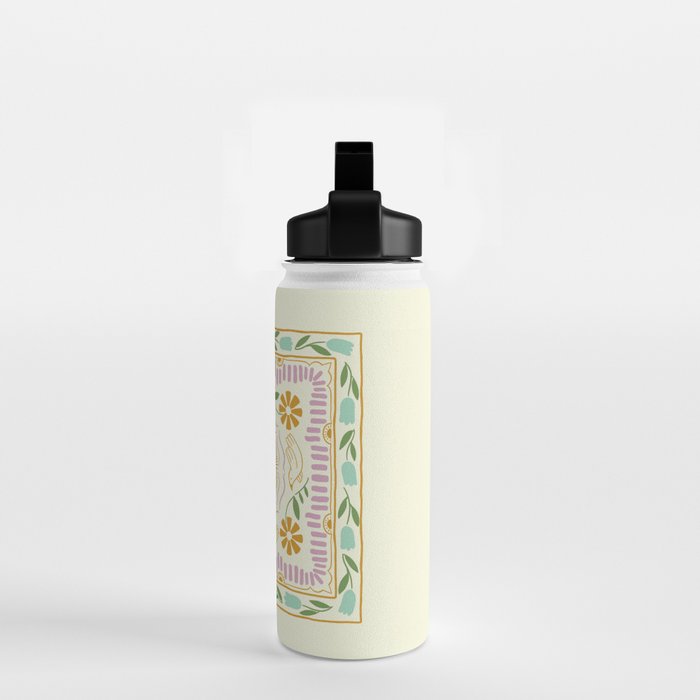 Scandinavian Dove Pattern Water Bottle Gallery Image 2