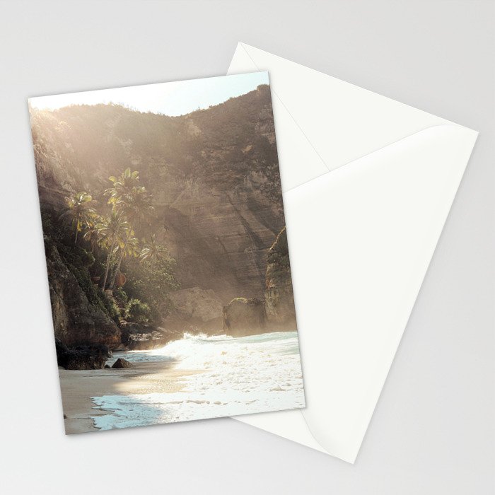 Tropical Bali Beach Photo | Diamond Beach Nusa Penida Island Print | Indonesia Travel Photography Stationery Card Gallery Image 2