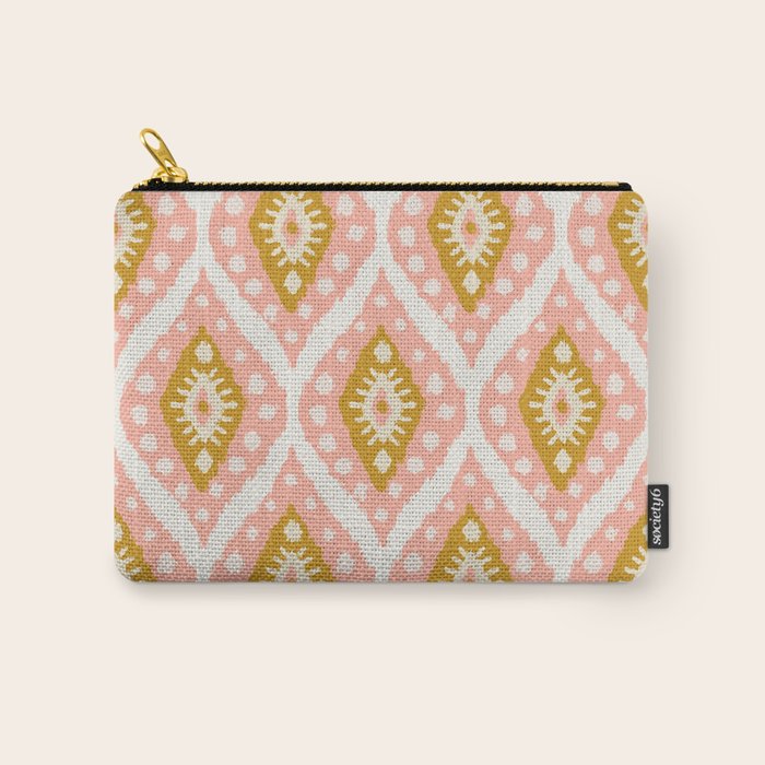 Caliza (Pink & Marigold) Carry All Pouch Gallery Image 1