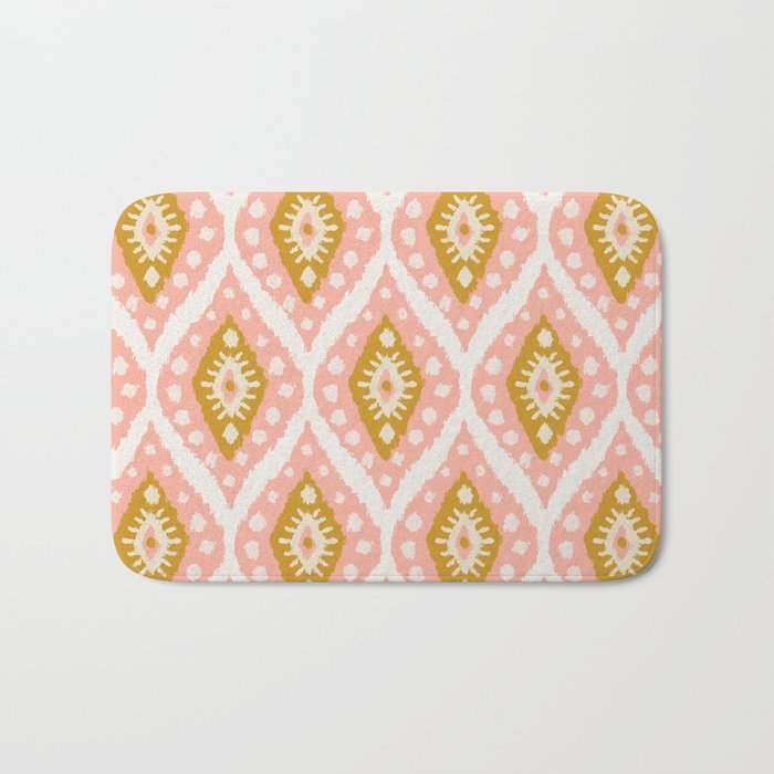 Caliza (Pink & Marigold) Bath Mat Gallery Image 1