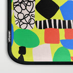 Geometric Collage Matisse Style Green Red Blue Red Pattern Laptop Sleeve Gallery Image 3