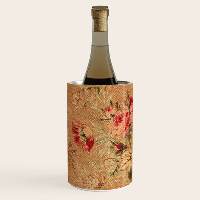 Vintage Floral Pattern Wine Chiller Gallery Image 2