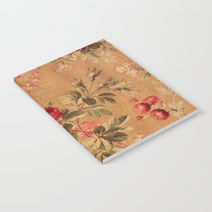 Vintage Floral Pattern Notebook Gallery Image 2