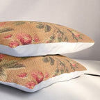 Vintage Floral Pattern Pillow Sham Gallery Image 3