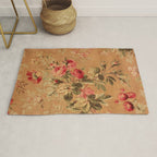 Vintage Floral Pattern Rug Gallery Image 1