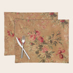 Vintage Floral Pattern Placemat Gallery Image 1