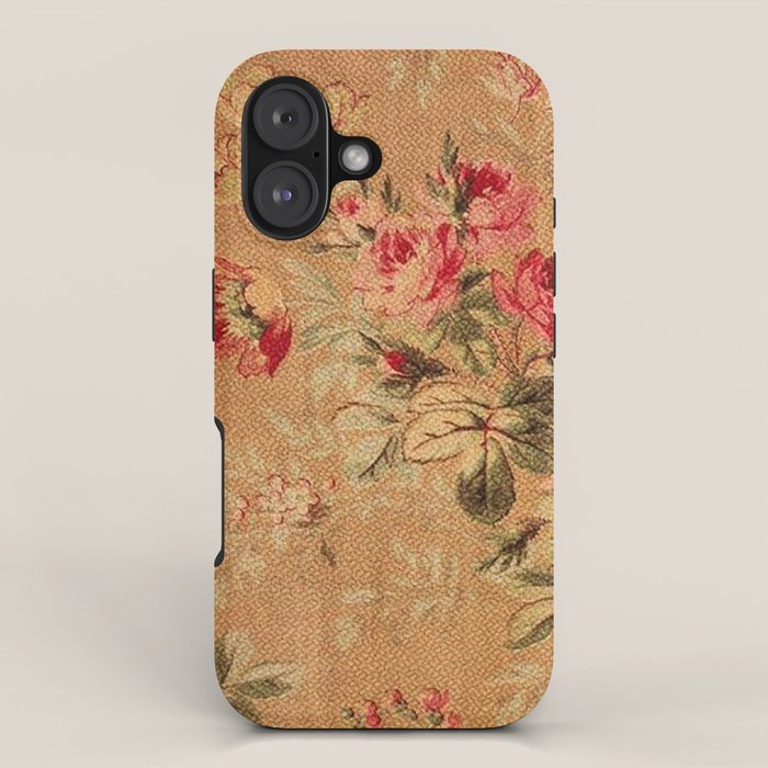 Vintage Floral Pattern iPhone Case Gallery Image 1