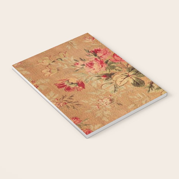 Vintage Floral Pattern Notebook Gallery Image 3