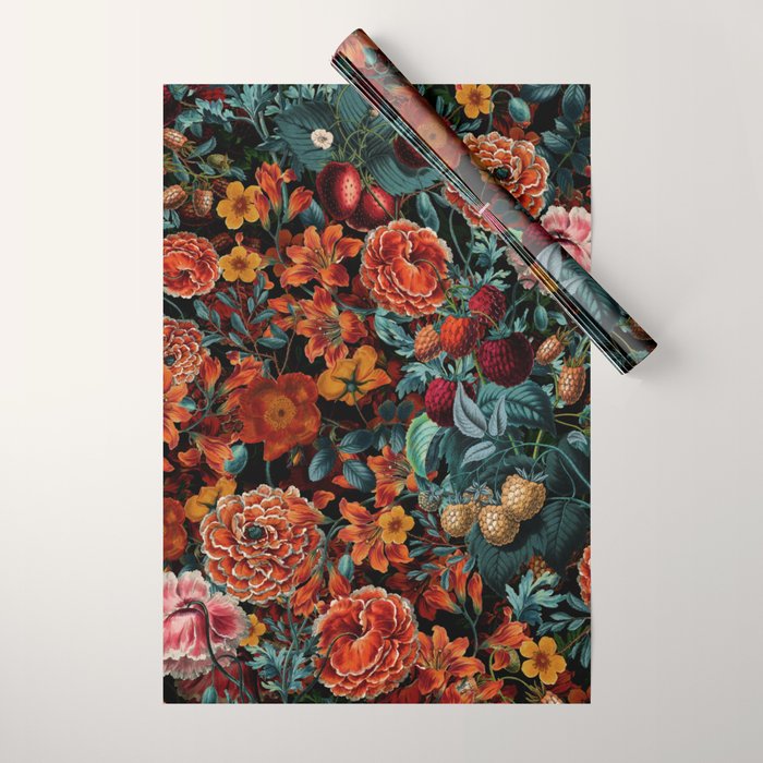 EXOTIC GARDEN - NIGHT XXIV Wrapping Paper Gallery Image 1