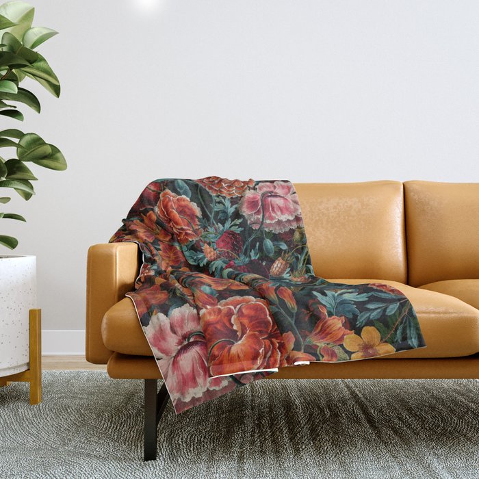 EXOTIC GARDEN - NIGHT XXIV Throw Blanket Gallery Image 1