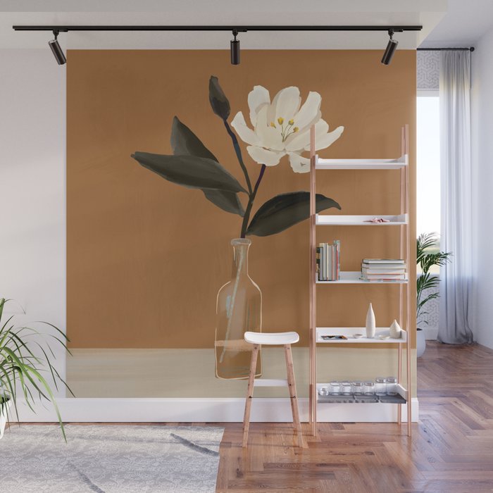 Flowers in Vase  Wall Mural Gallery Image 1