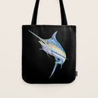 Blue Marlin Tote Bag Gallery Image 1