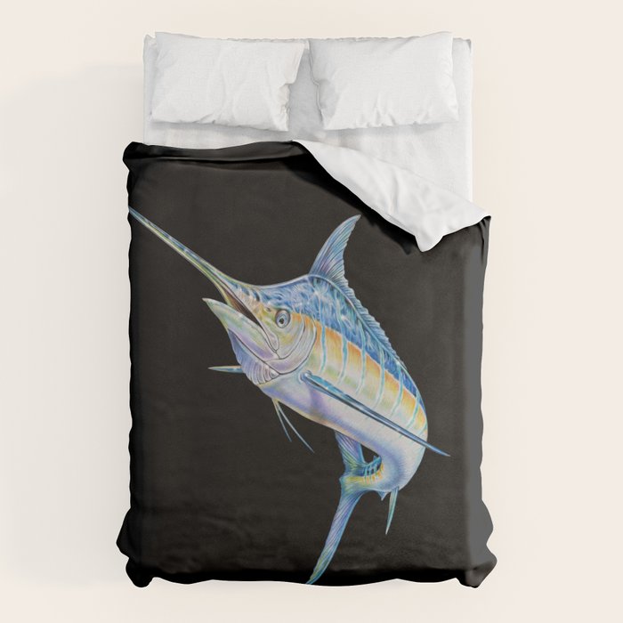 Blue Marlin Duvet Cover Gallery Image 1