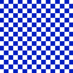 Small Cobalt Blue and White Checkerboard Pattern Coffee Mug Gallery Image 2