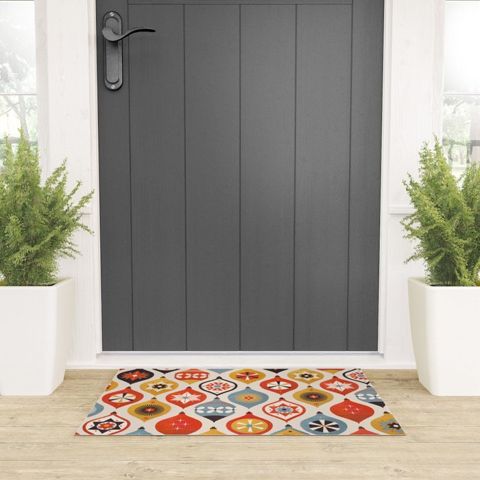 Christmas Tree Decorations Welcome Mat Gallery Image 3