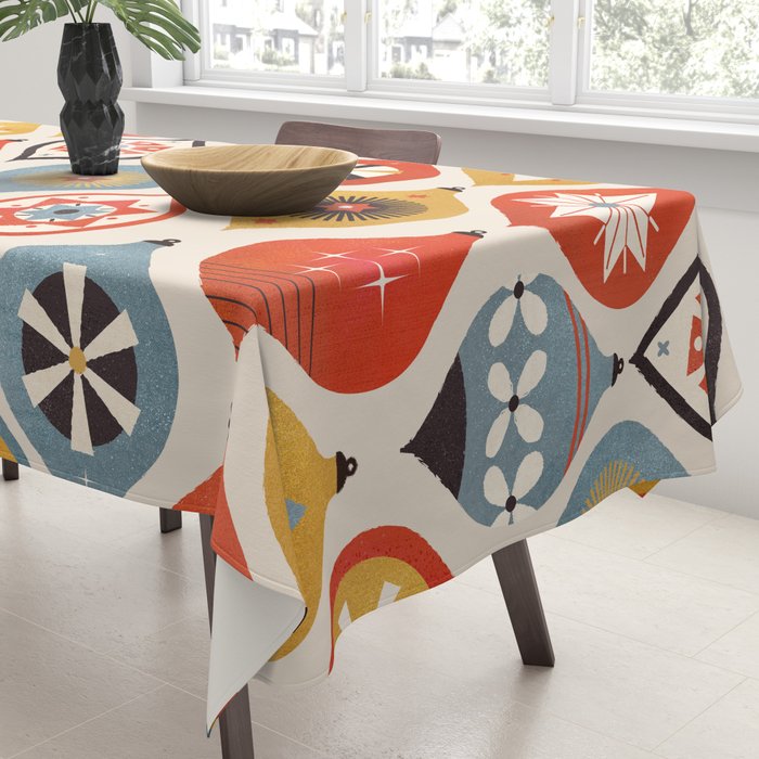 Christmas Tree Decorations Tablecloth Gallery Image 3