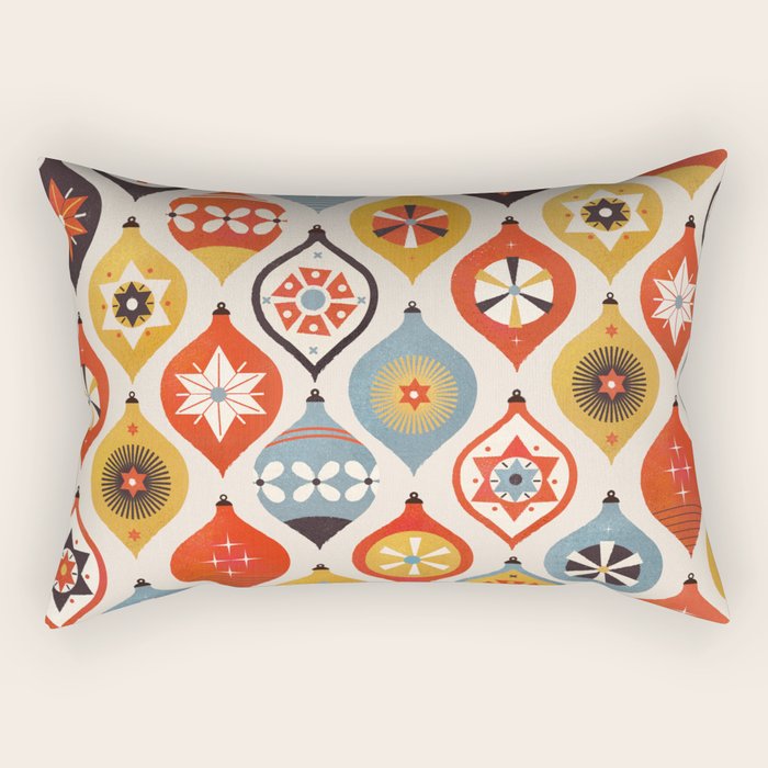 Christmas Tree Decorations Rectangular Pillow Gallery Image 2