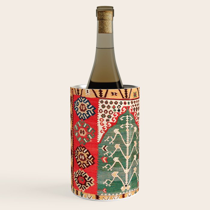 Saf Gümüshane Northeast Anatolian Kilim Print Wine Chiller Gallery Image 2