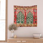 Saf Gümüshane Northeast Anatolian Kilim Print Wall Tapestry Gallery Image 2