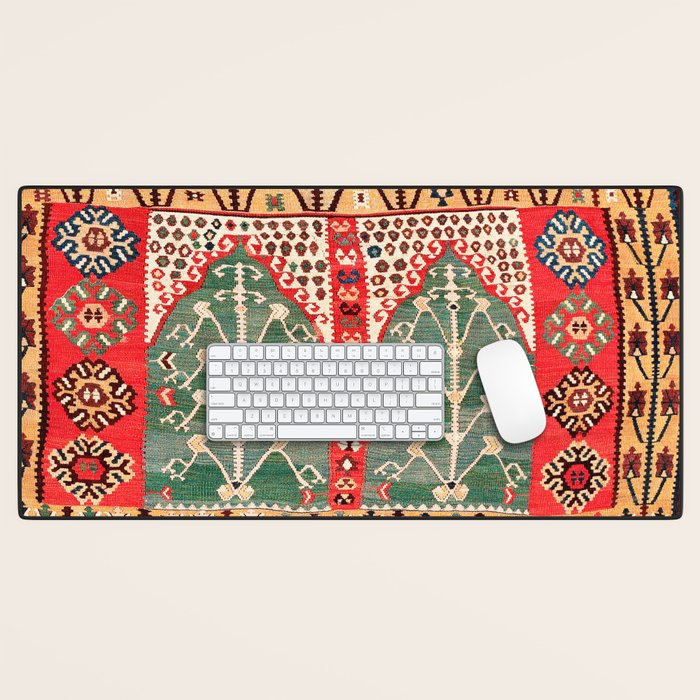 Saf Gümüshane Northeast Anatolian Kilim Print Desk Mat Gallery Image 1