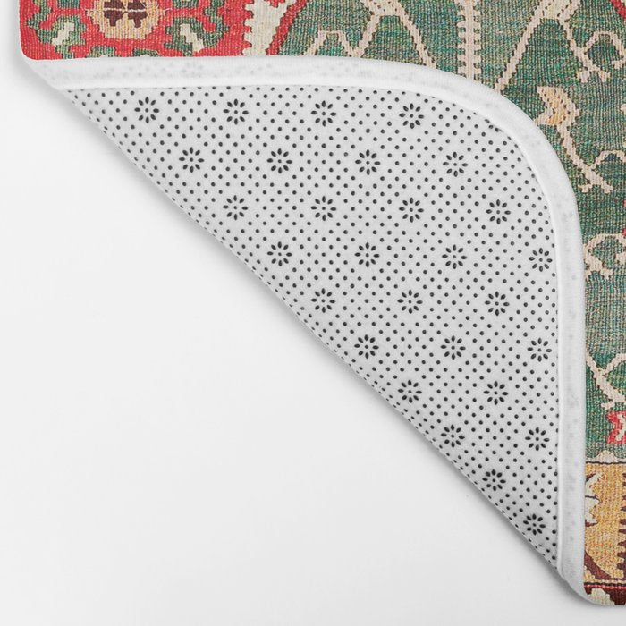 Saf Gümüshane Northeast Anatolian Kilim Print Bath Mat Gallery Image 2