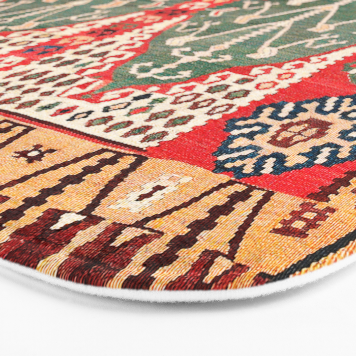 Saf Gümüshane Northeast Anatolian Kilim Print Bath Mat Gallery Image 3