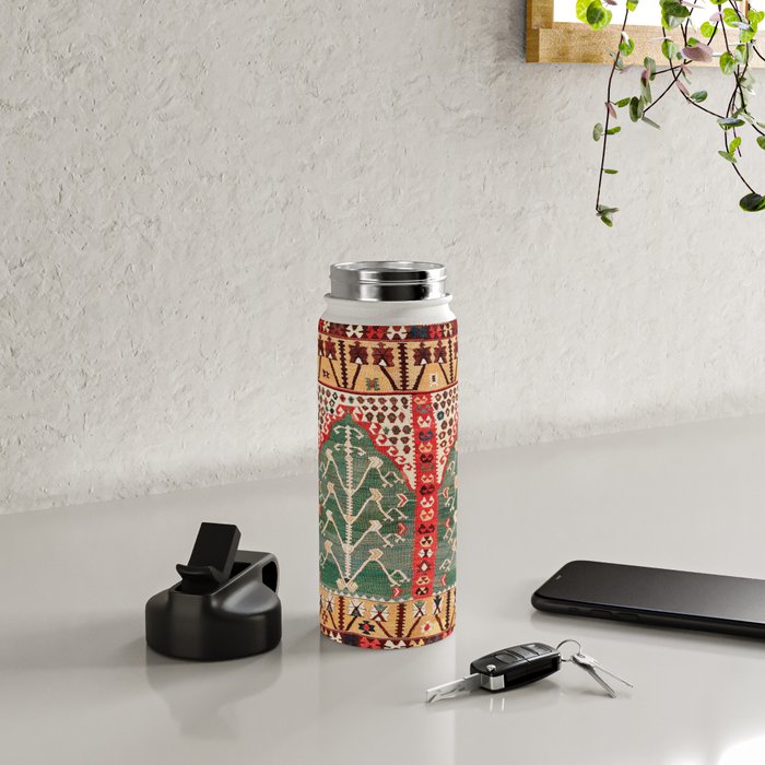 Saf Gümüshane Northeast Anatolian Kilim Print Water Bottle Gallery Image 4
