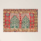 Saf Gümüshane Northeast Anatolian Kilim Print Welcome Mat Gallery Image 1